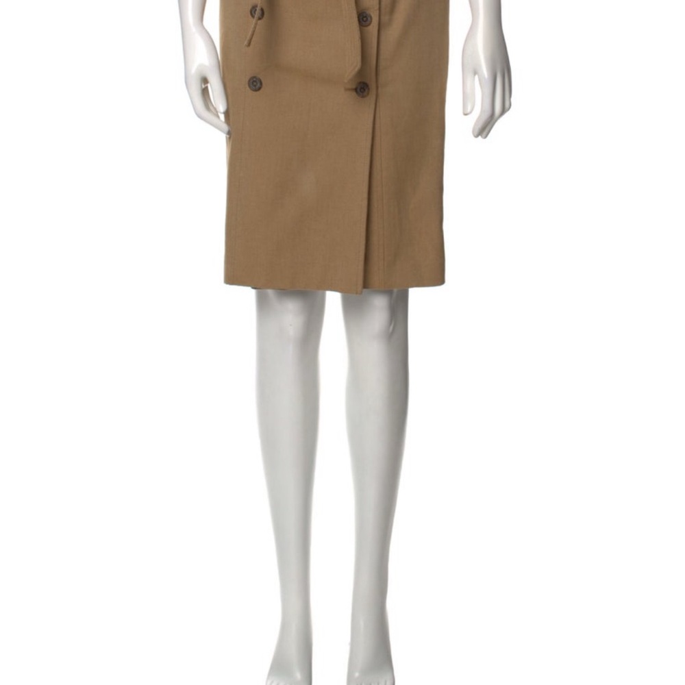 Carolina Herrera Classic Tan A-Line Skirt